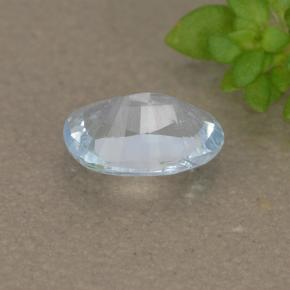 Aquamarine Gemstone in 6.1 x 4.5 mm Size for Sale, Aquamarine Stone in Light Blue Color