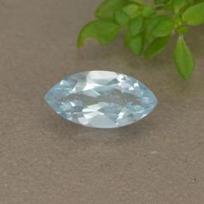 Azzurro Acquamarina Gem - 0.5ct Marquise sfaccettato (ID: 497389)
