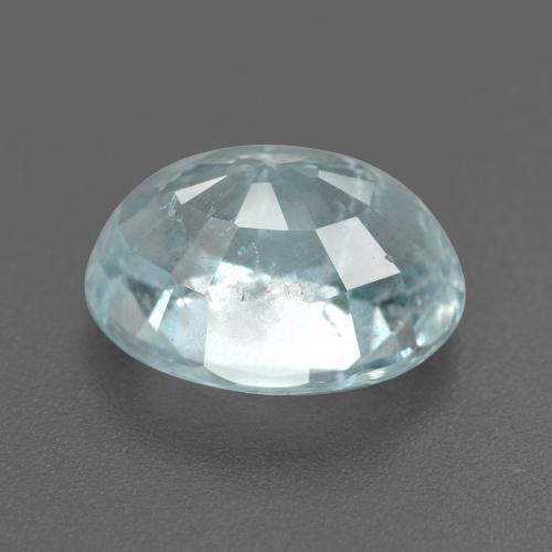 Aquamarine Gemstone in 14 x 10.6 mm Size for Sale, Aquamarine Stone in Light Aqua Blue Color