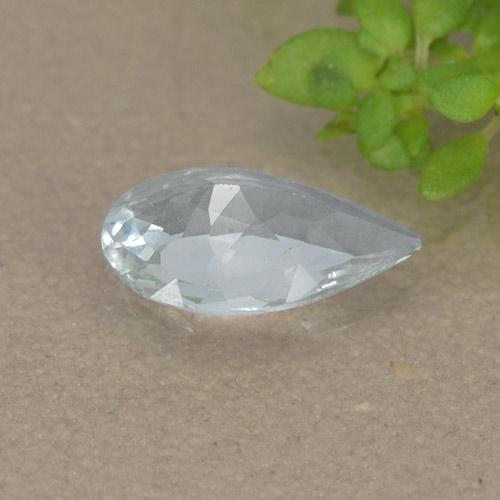 Aquamarine Gemstone in 8.5 x 5.3 mm Size for Sale, Aquamarine Stone in Baby Blue Color