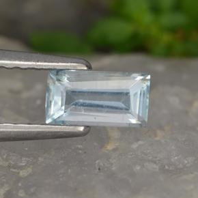 0.4ct Baguette Step Cut Light Blue Aquamarine Gem for sale 0.4ct Baguette Step Cut Light Blue Aquamarine Gem (ID: 497765)