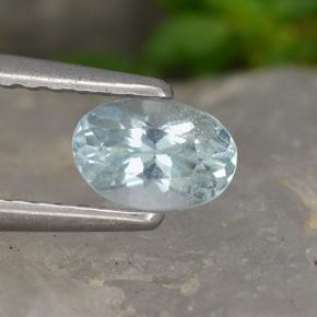 0.4ct Oval Facet Light Blue Aquamarine Gem for sale 0.4ct Oval Facet Light Blue Aquamarine Gem (ID: 497767)