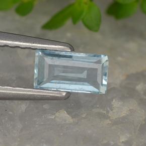 0.3ct Baguette Step Cut Light Blue Aquamarine Gem for sale 0.3ct Baguette Step Cut Light Blue Aquamarine Gem (ID: 497969)