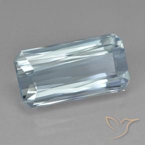 10.05 ct Blue Aquamarine Stone, Natural Aquamarine in Octagon / Scissor Cut Shape for Sale