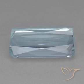 Aquamarine Gemstone in 17.2 x 9 mm Size for Sale, Aquamarine Stone in Light Blue Color
