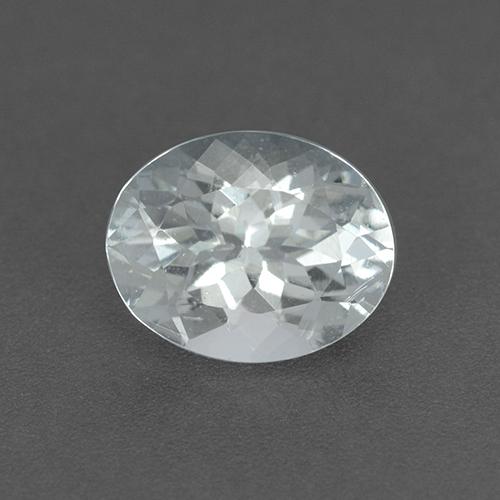 blassblau Aquamarin Edelstein - 2.1ct Oval facettiert (ID: 509931)