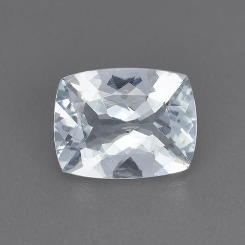 1.78 ct White Aquamarine Gemstone, Aquamarine Gem in Cushion-Cut Shape for Sale.