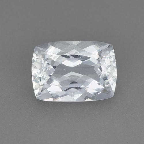 1.45 ct White Aquamarine Gemstone, Aquamarine Gem in Cushion-Cut Shape for Sale.