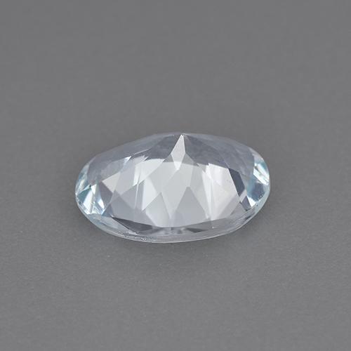 Aquamarine Gemstone in 8.9 x 6.8 mm Size for Sale, Aquamarine Stone in Bluish White Color