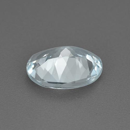 Aquamarine Gemstone in 8.5 x 6.7 mm Size for Sale, Aquamarine Stone in Light Blue Color