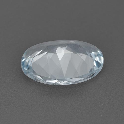 Aquamarine Gemstone in 9.6 x 7.4 mm Size for Sale, Aquamarine Stone in Bluish White Color