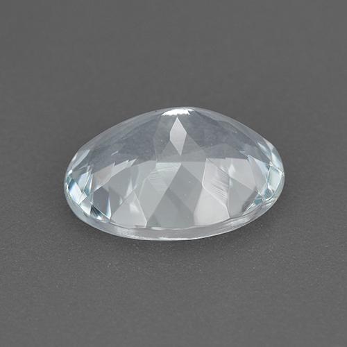 Aquamarine Gemstone in 9 x 7 mm (calibrated) Size for Sale, Aquamarine Stone in Bluish White Color
