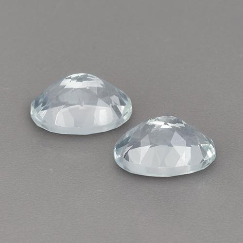 Aquamarine Gemstones in 8 x 6 mm (calibrated) Size for Sale, Aquamarine Stones in Pale Blue Color