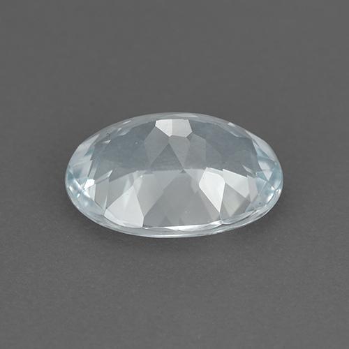 Aquamarine Gemstone in 9.6 x 7.4 mm Size for Sale, Aquamarine Stone in Light Blue Color