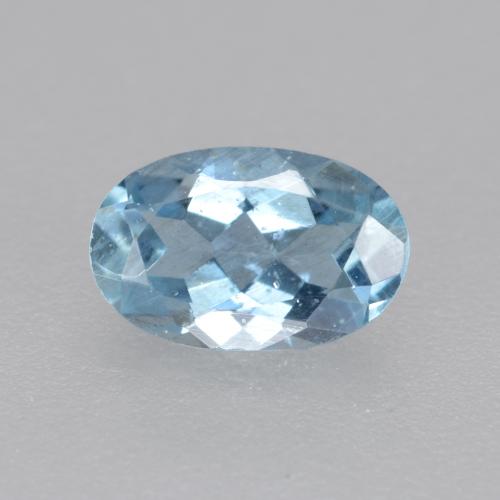 Azul Cielo Aguamarina Gema - 0.4ct Forma ovalada (ID: 560375)