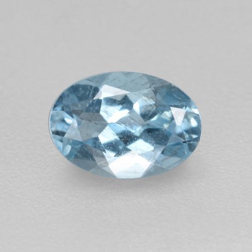 Azul Cielo Aguamarina Gema - 0.5ct Forma ovalada (ID: 560559)