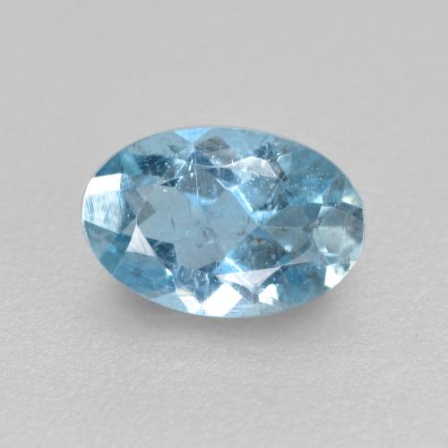 Azul Cielo Aguamarina Gema - 0.4ct Forma ovalada (ID: 560561)