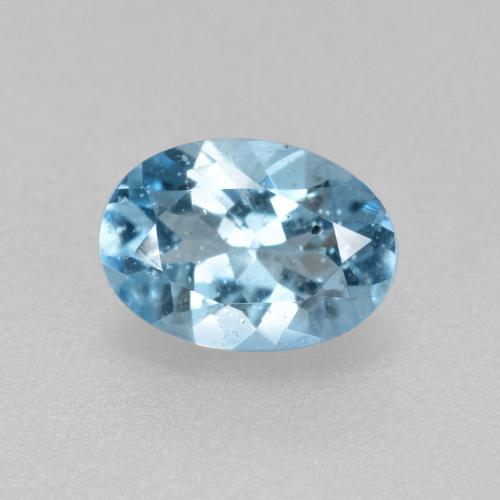Свисс-Блю Аквамарин Камень - 0.6ct Фасетный Овал (ID: 560564)
