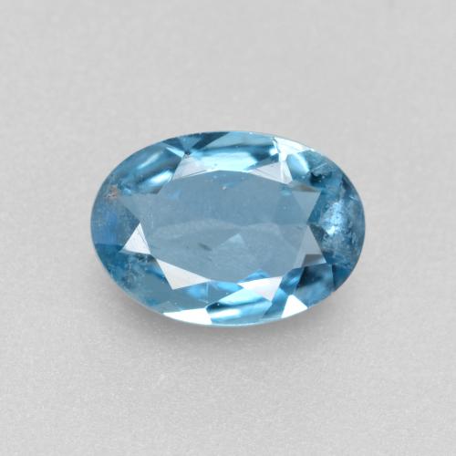 Свисс-Блю Аквамарин Камень - 0.4ct Фасетный Овал (ID: 560567)