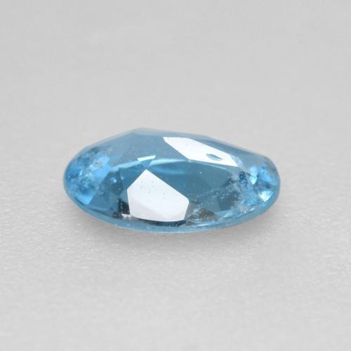 Aquamarine Gemstone in 6.4 x 4.6 mm Size for Sale, Aquamarine Stone in Swiss Blue Color