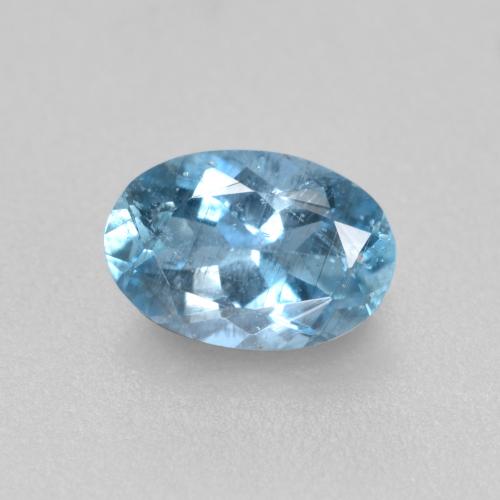Baby Blue Aquamarine Gem - 0.4ct Oval Facet (ID: 560568)