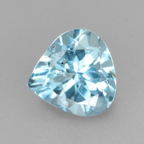 Небесно Голубой Аквамарин Камень - 0.4ct Фасетная Груша (ID: 560665)