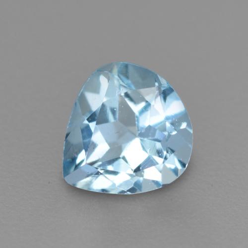 Небесно Голубой Аквамарин Камень - 0.3ct Фасетная Груша (ID: 560689)
