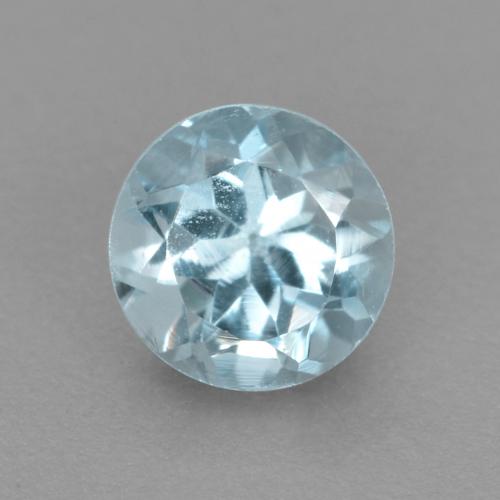 hellblau Aquamarin Edelstein - 0.3ct Rund Facettenschliff (ID: 562107)