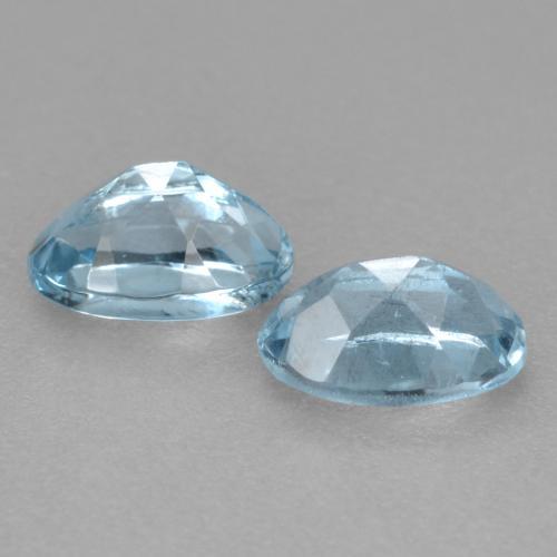 Aquamarine Gemstones in 5.1 x 3.2 mm Size for Sale, Aquamarine Stones in Sky Blue Color