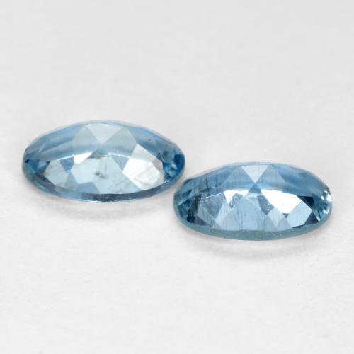 Aquamarine Gemstones in 5 x 3 mm (calibrated) Size for Sale, Aquamarine Stones in Light Blue Color