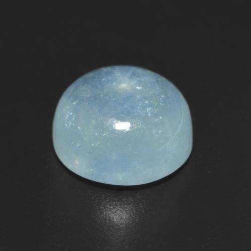 Aquamarine Gemstone in 8 mm (calibrated) Size for Sale, Aquamarine Stone in Light Blue Color