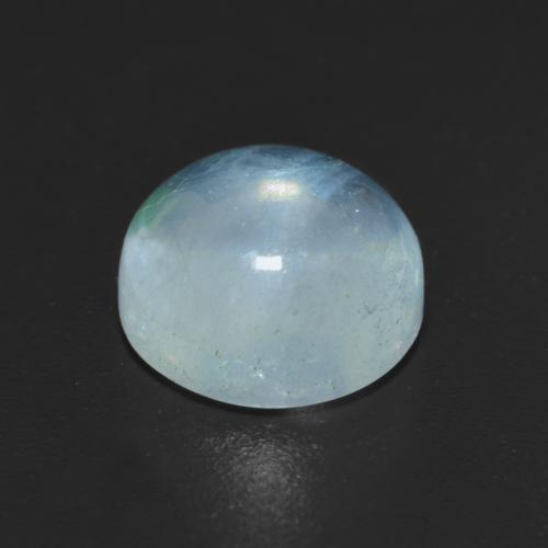 Aquamarine Gemstone in 8 mm (calibrated) Size for Sale, Aquamarine Stone in Baby Blue Color
