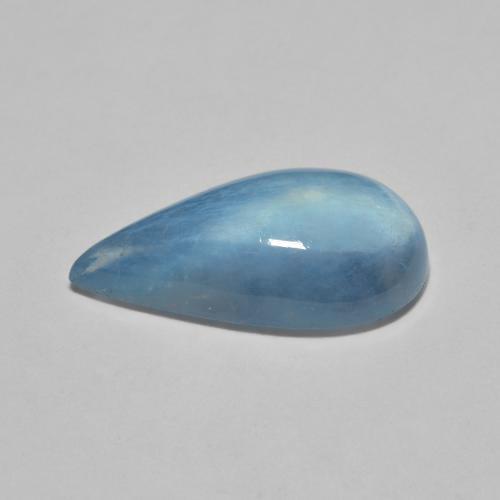 Aquamarine Gemstone in 18.1 x 9.8 mm Size for Sale, Aquamarine Stone in Deep Blue Color