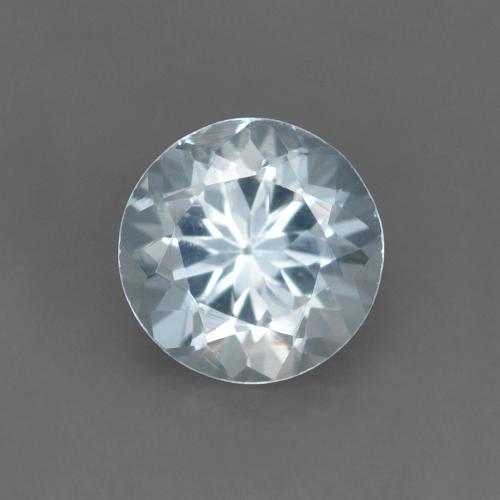 Light Sky Blue Аквамарин Камень - 0.4ct Круглая Фасетная Огранка (ID: 627072)