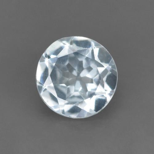 Aigue marine Bleu round facet 5mm de Madagascar, poids de 0,38 ct, pierre gemme naturelle Non traité de pureté vvs, 1 pièce d'aigue-marine, couleur : Bleu ciel, dureté de Mohs de 7.5 à 8 convient aux bijoux de tous les jours, pierre de sagesse, Pierre de naissance de mars, Photo A