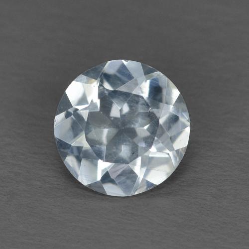 0,33 ct runder blauer Aquamarin aus Madagaskar, Größe 5mm, natürlicher Edelstein, VVS-VS Reinheit, 1 Stück runder Aquamarin, Mohs-Härte von 7,5 - 8 Geeignet für den täglichen Gebrauch im Schmuck , Symbolisiert Gelassenheit, Photo A