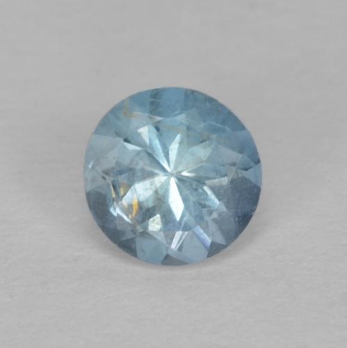 0,29 ct runder Aquamarin aus Madagaskar, Größe: 4,4mm, Reinheit: VS, Garantiert echter Edelstein, 1 Stück Aquamarin in Baby blau Farbe, Mohs-Härte von 7,5 - 8 Geeignet für den täglichen Gebrauch im Schmuck, Stein der Kommunikation, Photo A