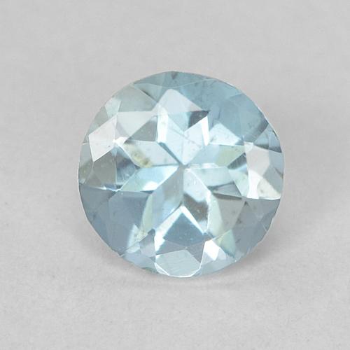 SIZES AVAILABLE FROM 1mm ROUND-FACET STRONG-BLUE LAB AQUAMARINE 15mm 
