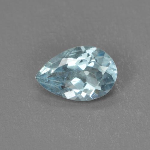 0,38ct Sfaccettatura a pera blu Acquamarina dall'India, Dimension 6,1 x 4,1mm, Natural non trattati Gemstone, VS Clarity, 1 piece Acquamarina in Bambina blu Color, Mohs Hardness of 7,5 - 8 adatto per gioielli da indossare ogni giorno, Pietra portafortuna di marzo, Photo A
