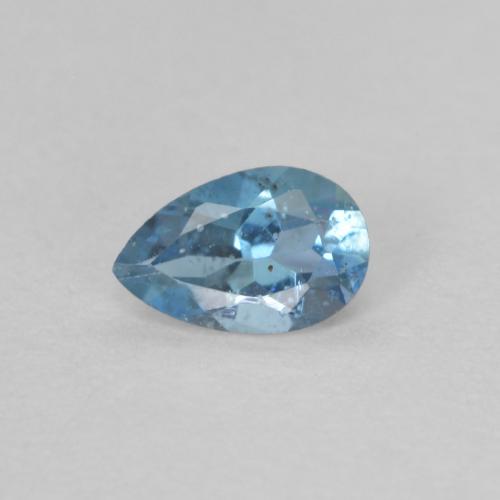 Aigue marine Poire en damier des États-Unis 0,18 ct, dimension 4,9 x 3,2mm, pureté vvs, pierre gemme naturelle Non traité, 1 pièce d'aigue-marine de couleur Bleu moyen, dureté Mohs de 7.5 à 8 convient aux bijoux de tous les jours, pierre de sagesse, Pierre de naissance de mars, Photo A