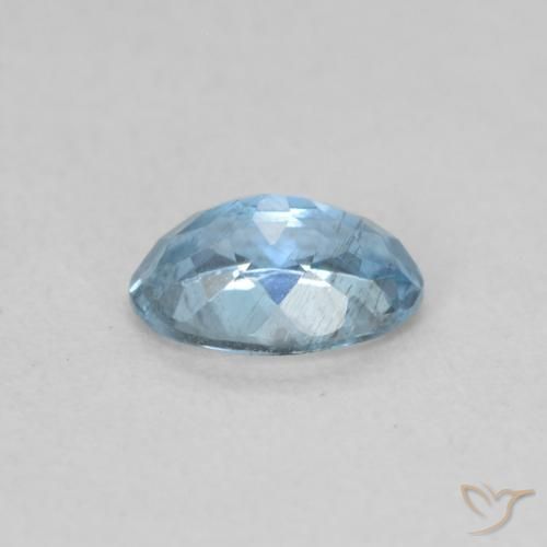 Aquamarine Gemstone in 6 x 4 mm (calibrated) Size for Sale, Aquamarine Stone in Sky Blue Color