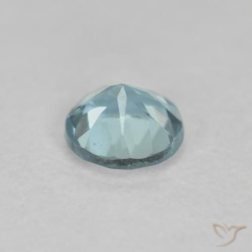 Aquamarine Gemstone in 4.2 mm Size for Sale, Aquamarine Stone in Light Blue-Green Color