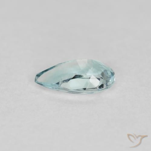 Aquamarine Gemstone in 5.8 x 3.5 mm Size for Sale, Aquamarine Stone in Light Blue-Green Color