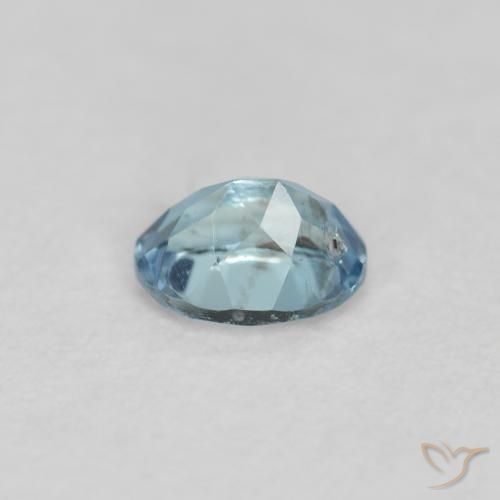 Aquamarine Gemstone in 4.1 x 3.1 mm Size for Sale, Aquamarine Stone in Blue Color