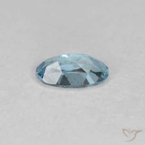 Aquamarine Gemstone in 5 x 3 mm (calibrated) Size for Sale, Aquamarine Stone in Medium Blue Color