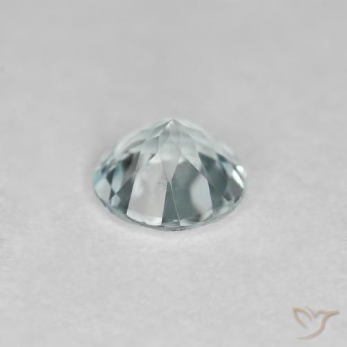 Aquamarine Gemstone in 5 mm (calibrated) Size for Sale, Aquamarine Stone in Light Aqua Blue Color