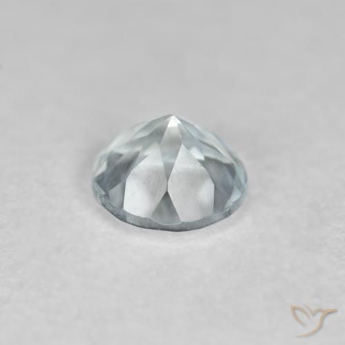 Aquamarine Gemstone in 5 mm (calibrated) Size for Sale, Aquamarine Stone in Pale Blue Color
