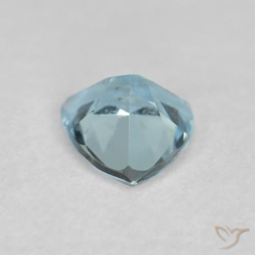 Aquamarine Gemstone in 4 x 4 mm (calibrated) Size for Sale, Aquamarine Stone in Light Blue Color