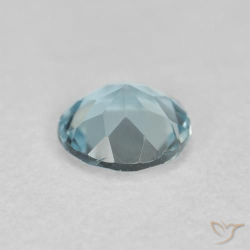 Aquamarine Gemstone in 4.2 mm Size for Sale, Aquamarine Stone in Light Blue Color