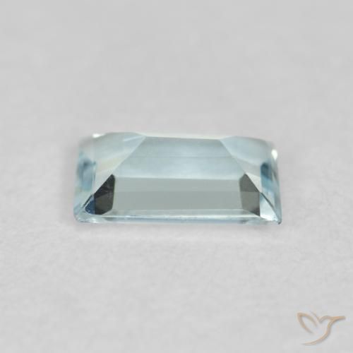 Aquamarine Gemstone in 5.2 x 3.2 mm Size for Sale, Aquamarine Stone in Light Blue Color
